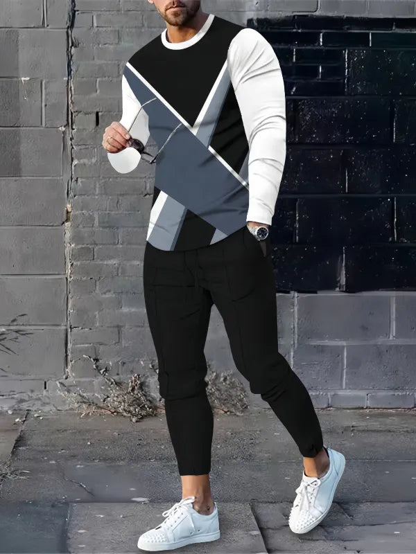 Long Sleeve Casual Two-piece Set