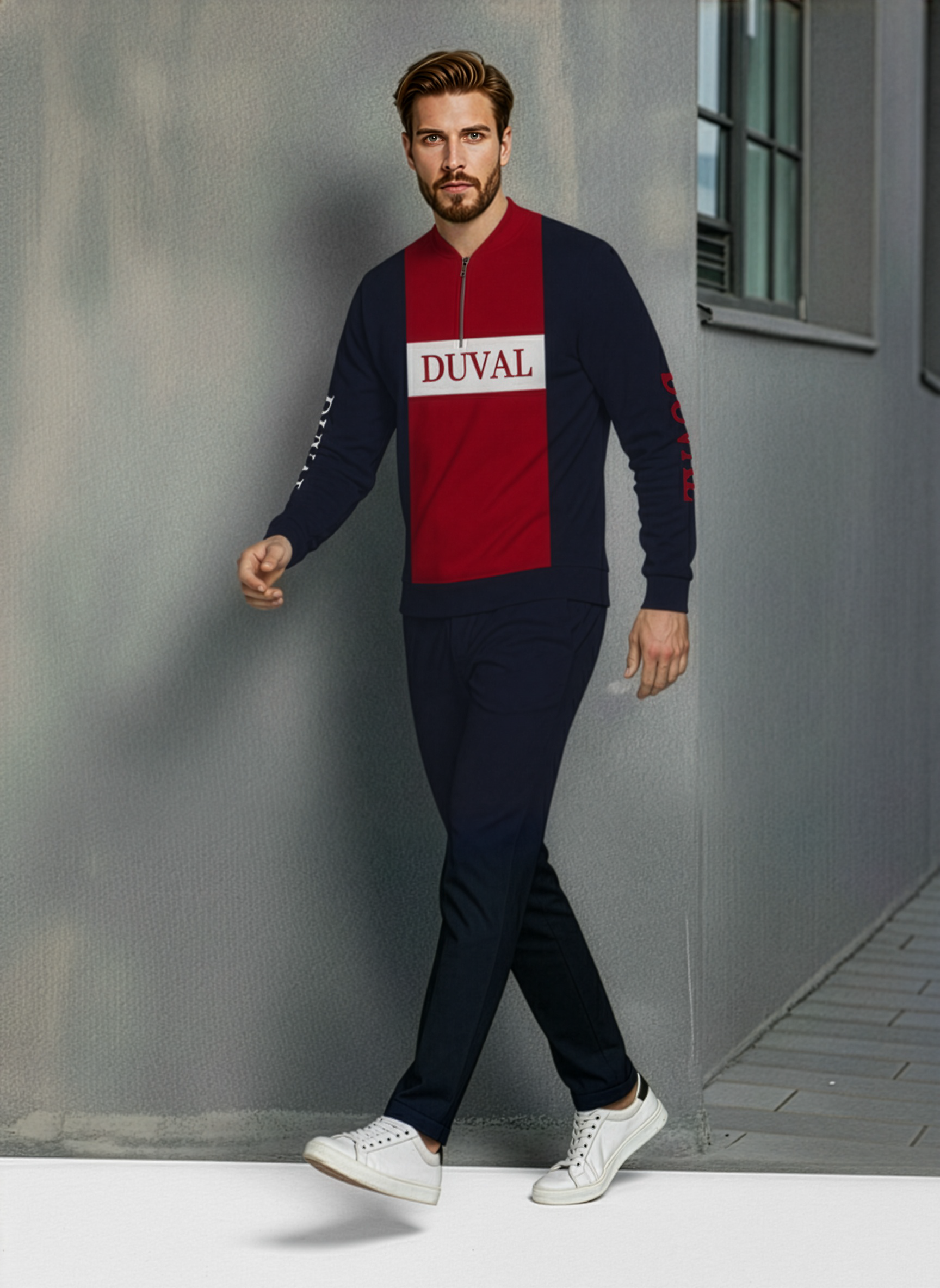The Sicilia Half-Zip Sweater Set – DUVAL