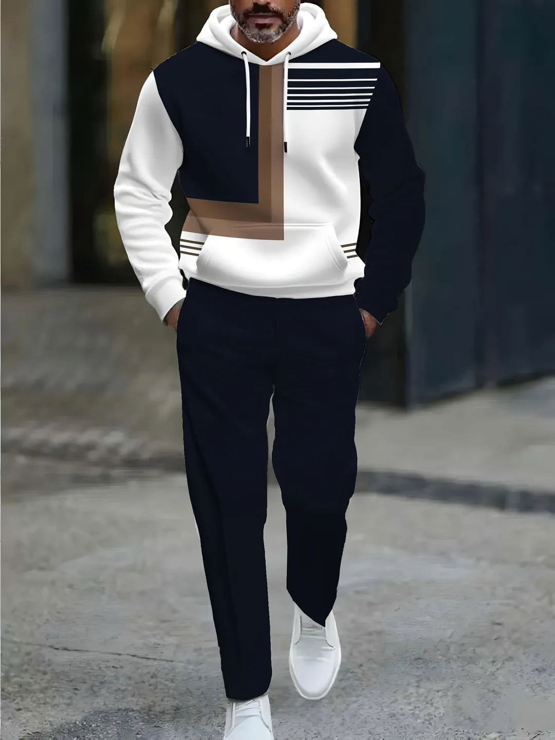 Hoodies Long Sleeved Trousers Two-Piece Set