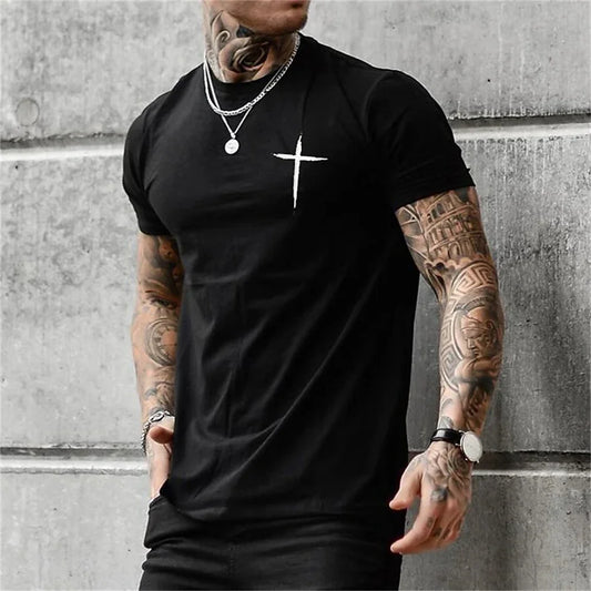 King Black Cross T-Shirt