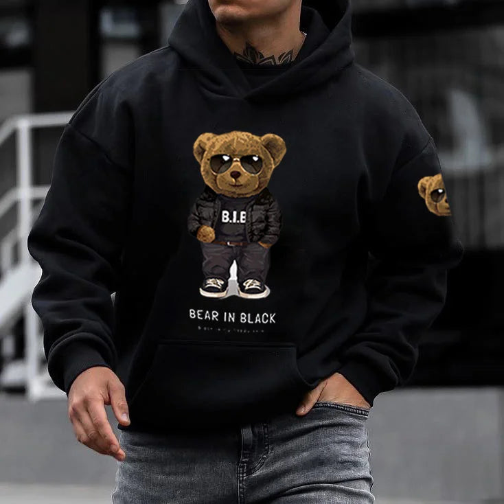 Teddy Bear Casual Hooded Sweatshirt