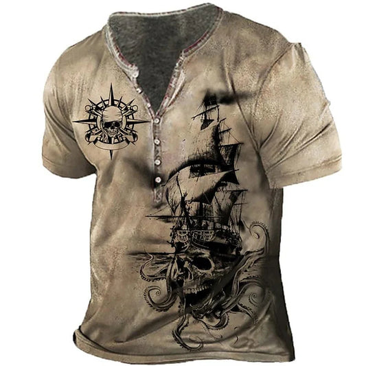 Pirate Ship Vintage T-Shirt