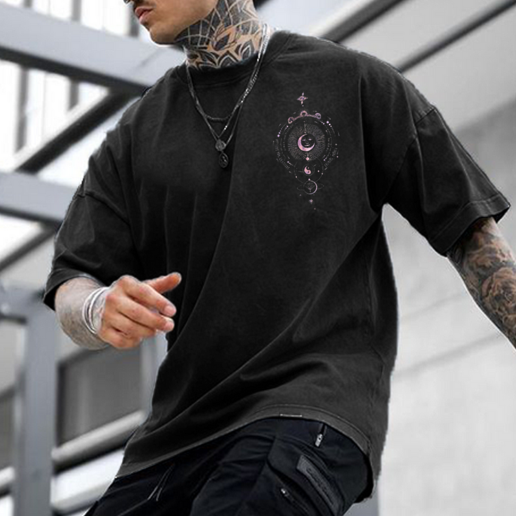 Vintage Stars Moon Sun T-Shirt