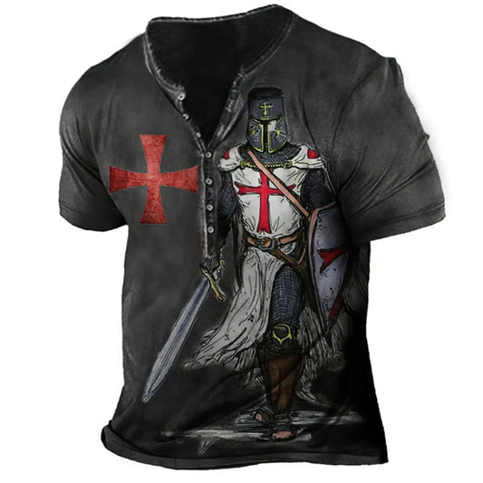 Knight and Sword Vintage T-Shirt