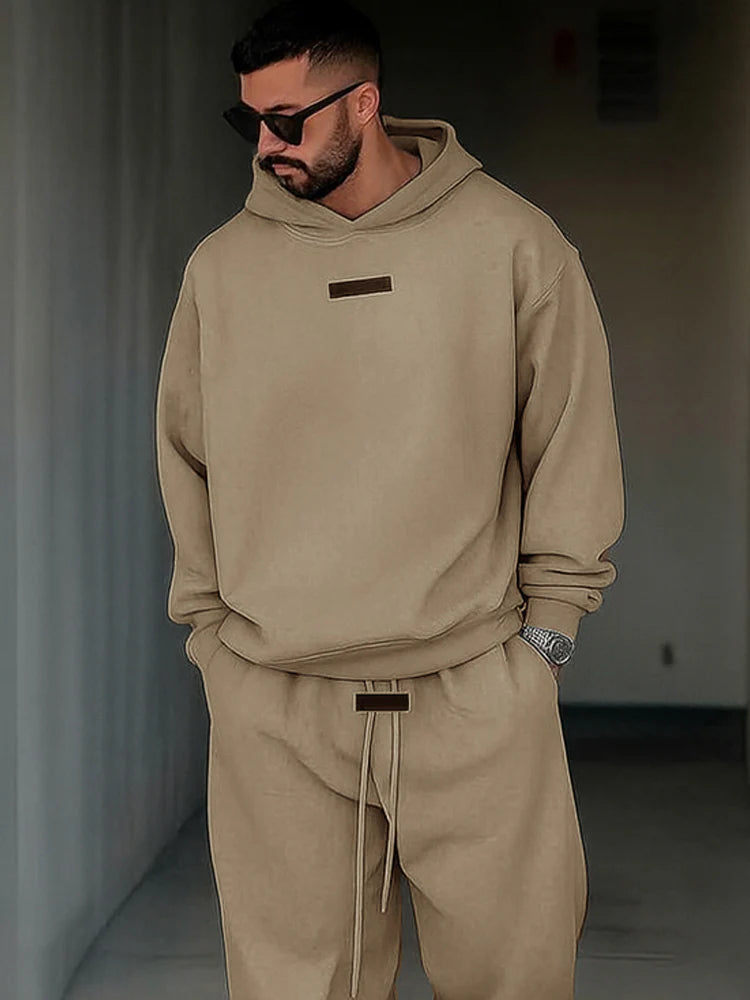 Athleisure Style Hoodie Pants Set