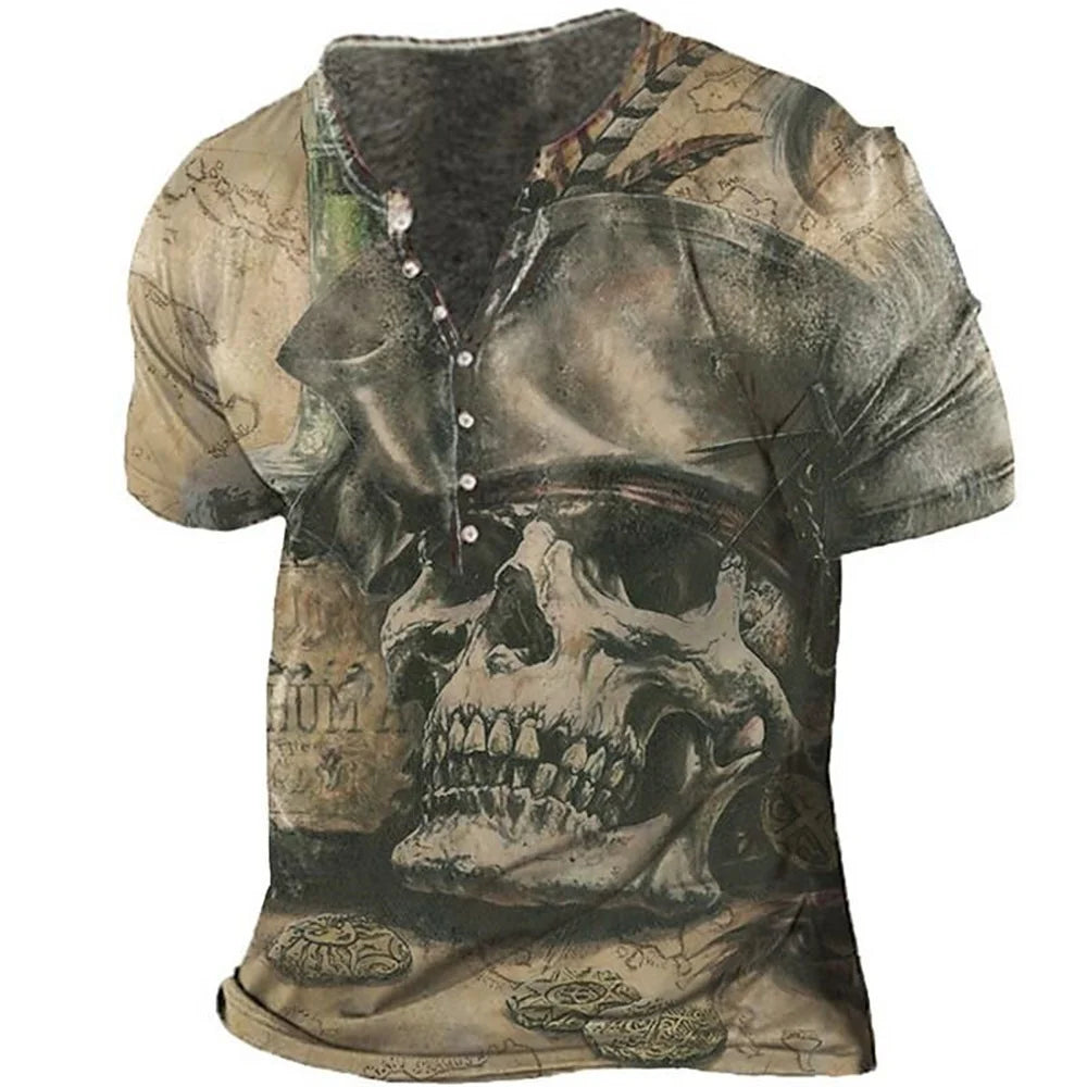 Skull Pirate Vintage T-Shirt