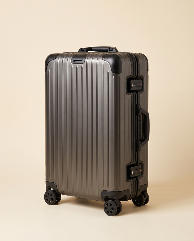 The Verbier — Aluminum Suitcase | Gunmetal