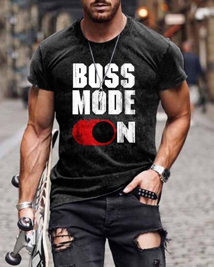 Men's Fashion Casual Printed T-Shirt - DUVAL