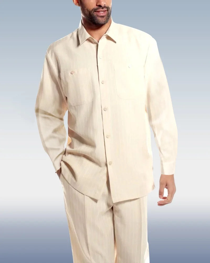 Cotton Linen 2 Piece Walking Set