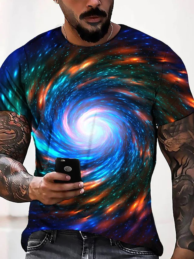 Men's Fashion Casual Printed T-Shirt - DUVAL