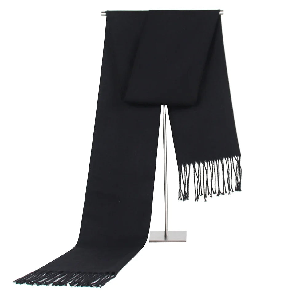 Solid Color Imitation Cashmere Scarf 3 Colors