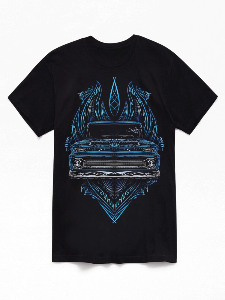Blue Chariot Car T-Shirt - DUVAL