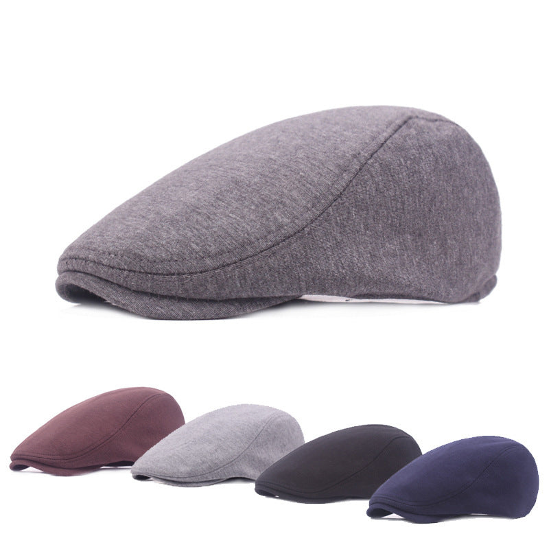 Casual retro solid color beret 12 colors