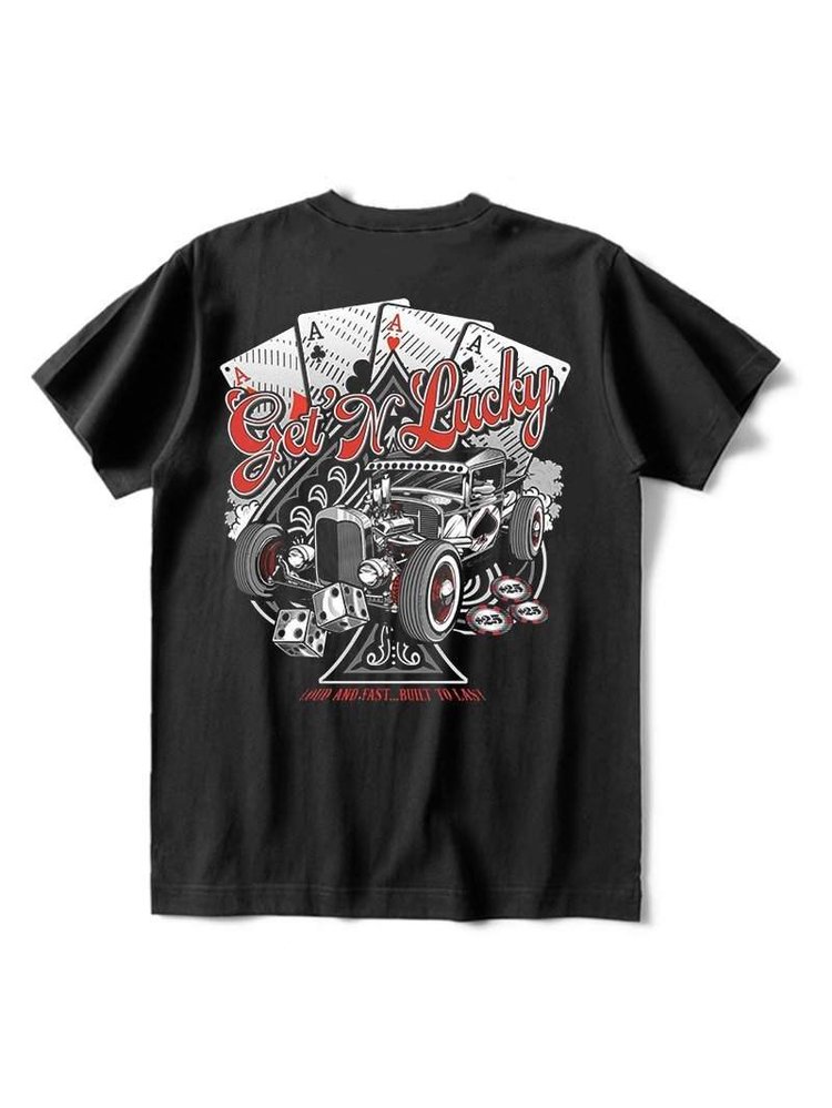 Spades Poker Car Print T-Shirt - DUVAL