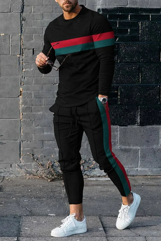 Long Sleeve Casual Two-piece Set - DUVAL