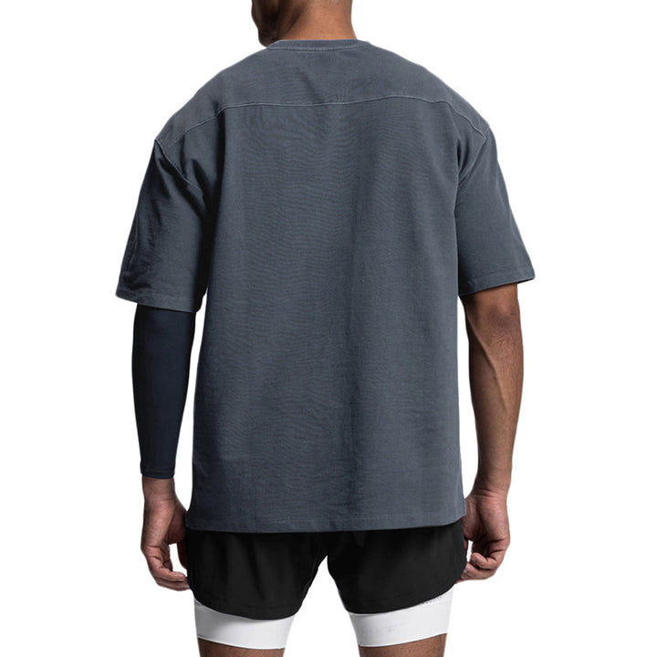 The Achilles Basic T-Shirt - Navy - DUVAL