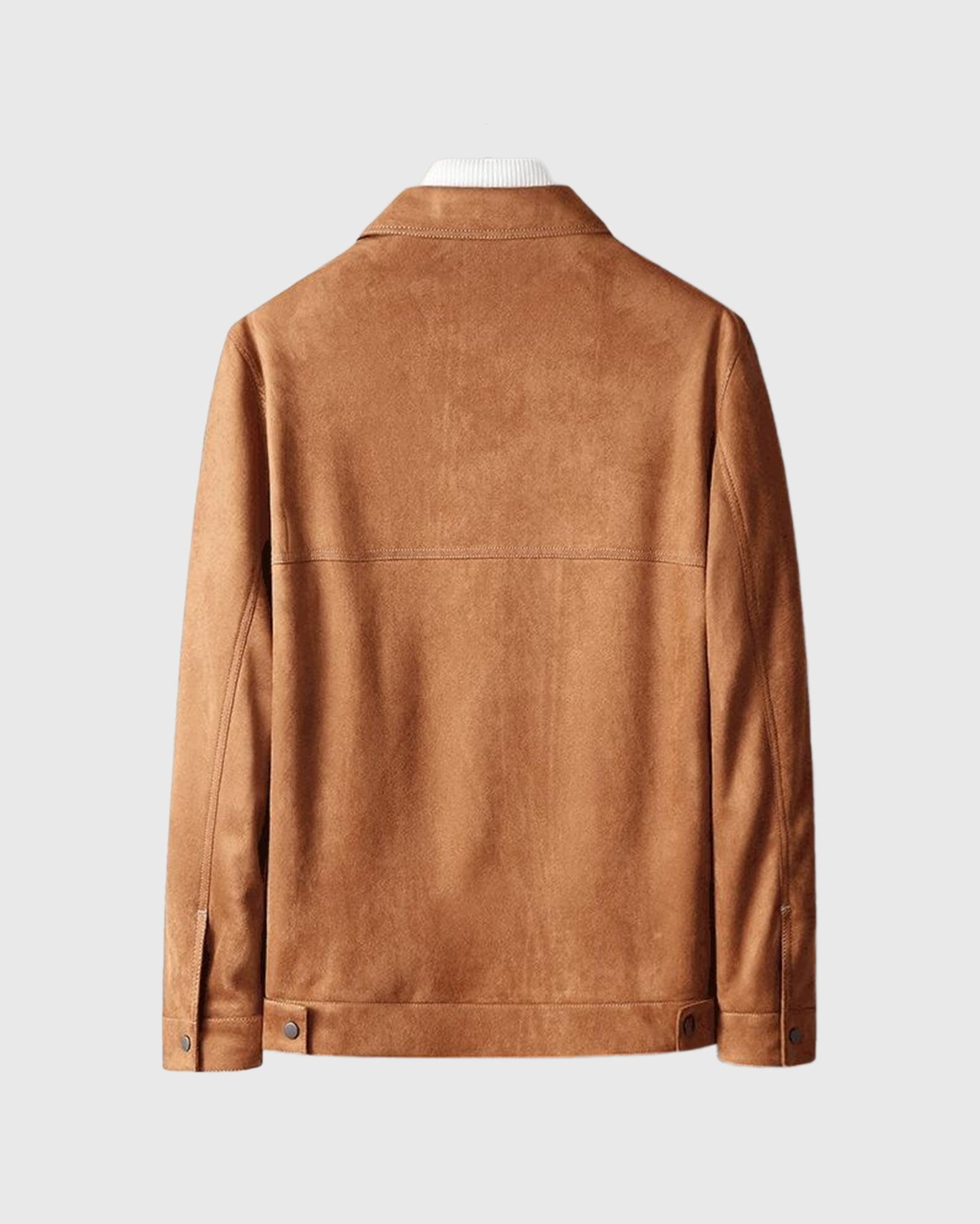 Stitchwork Suede Utility Jacket