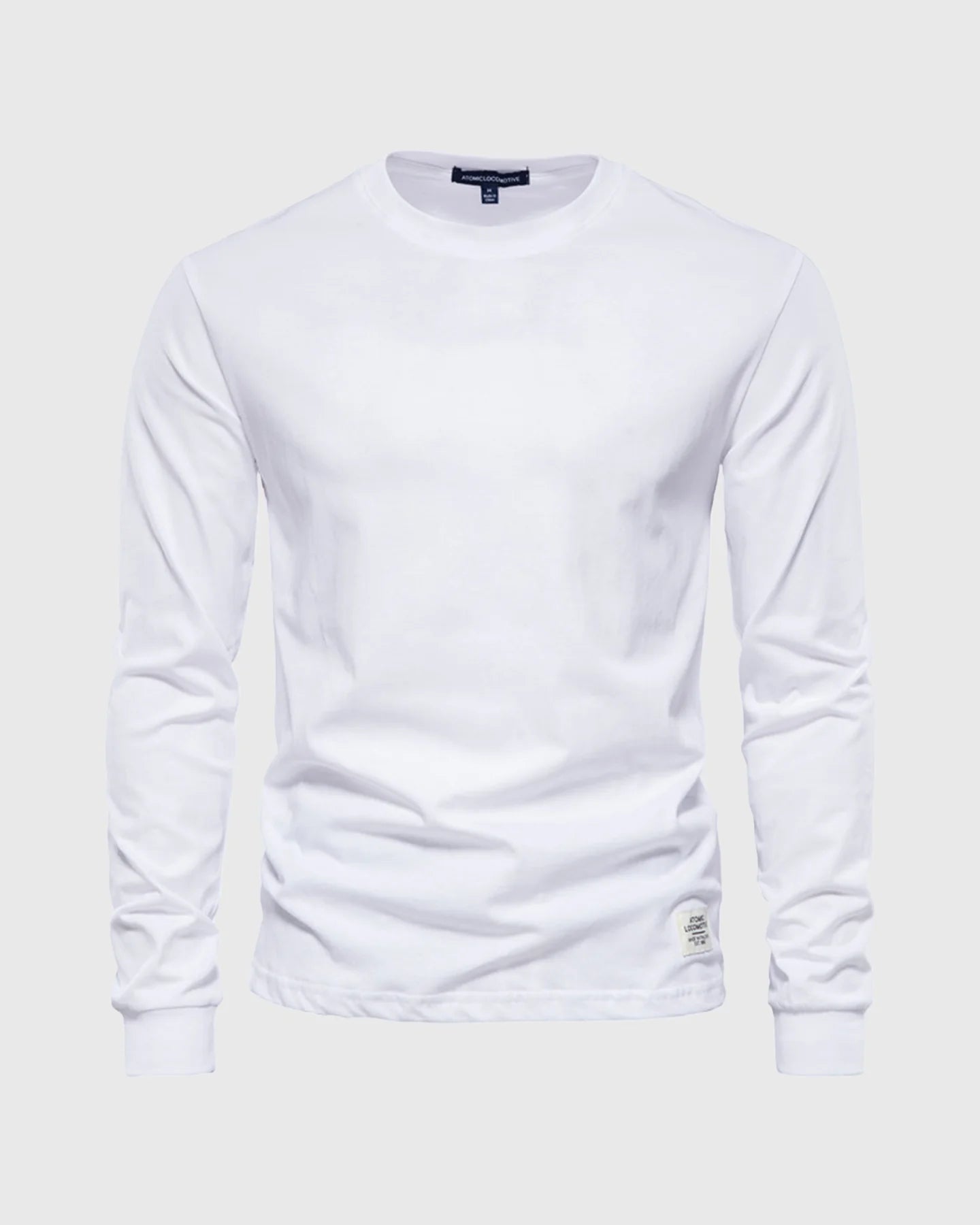 Crew neck Long Sleeve Cotton T-Shirt