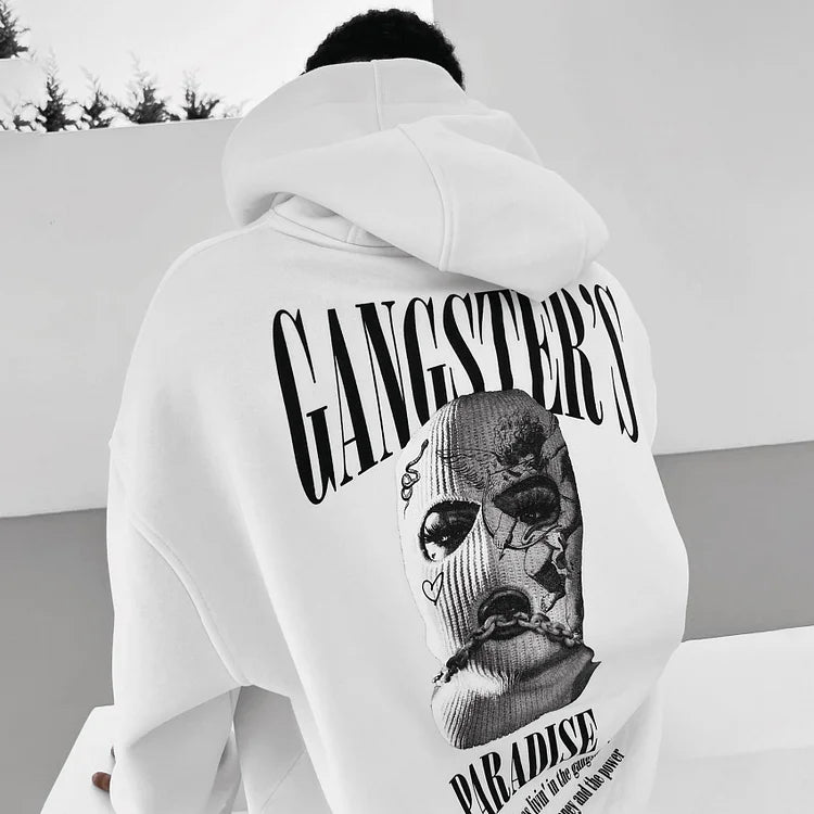 OVERSIZED  CASUAL FASHION PRINTED HOODIE SWEATSHIRT