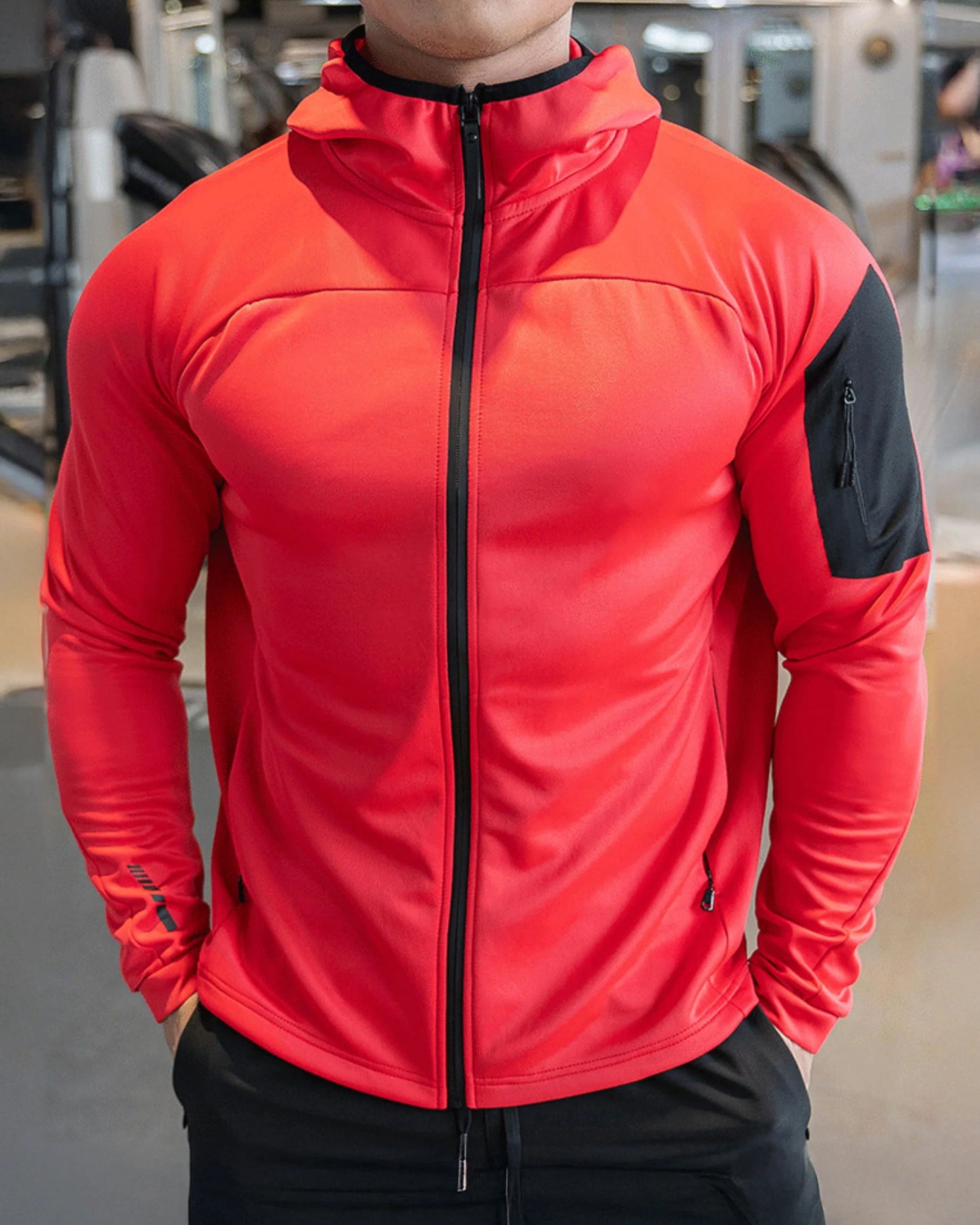 Arm Pocket Performance Hooded Jacket