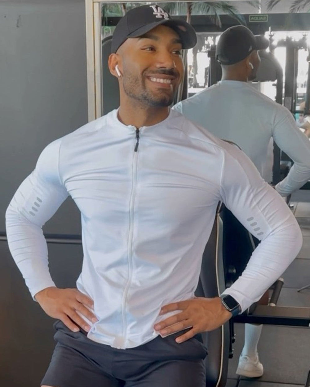Evolution Workout Jacket Muscle Fit Gymwear - DUVAL