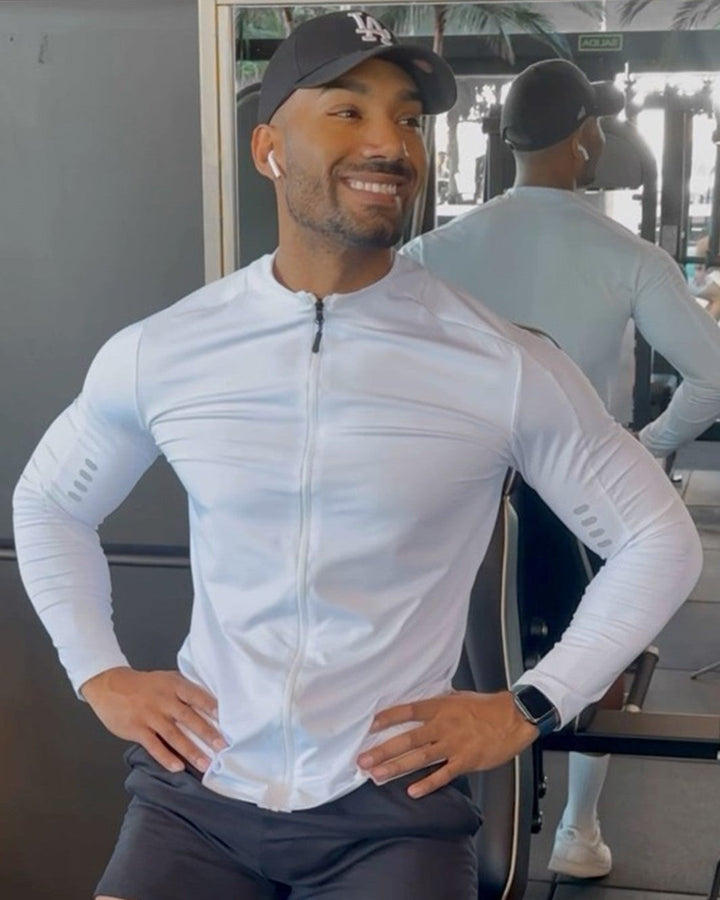 Evolution Workout Jacket Muscle Fit Gymwear - DUVAL