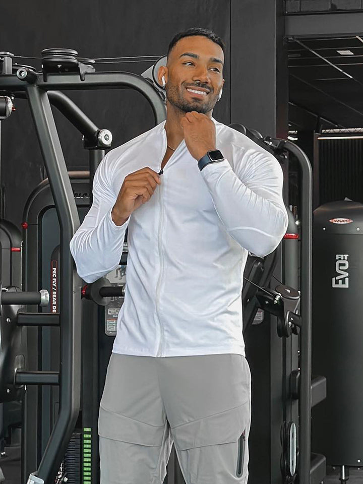 Evolution Workout Jacket Muscle Fit Gymwear - DUVAL