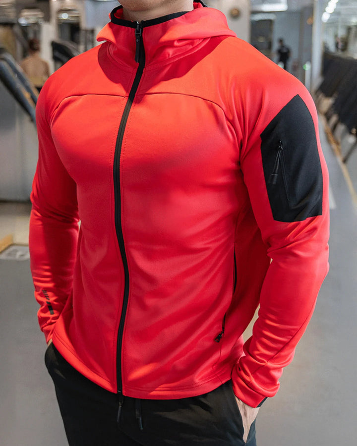 Arm Pocket Performance Hooded Jacket - DUVAL