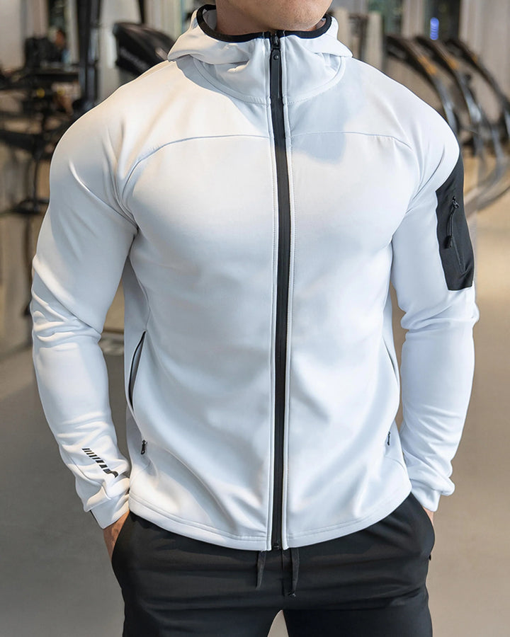 Arm Pocket Performance Hooded Jacket - DUVAL
