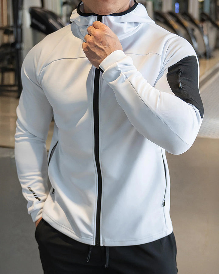 Arm Pocket Performance Hooded Jacket - DUVAL