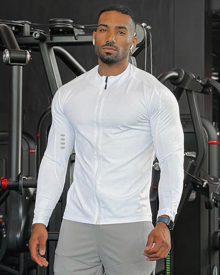Evolution Workout Jacket Muscle Fit Gymwear - DUVAL