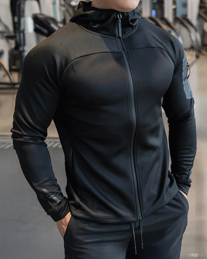 Arm Pocket Performance Hooded Jacket - DUVAL