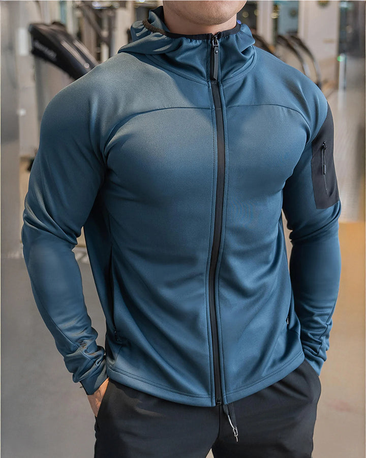 Arm Pocket Performance Hooded Jacket - DUVAL