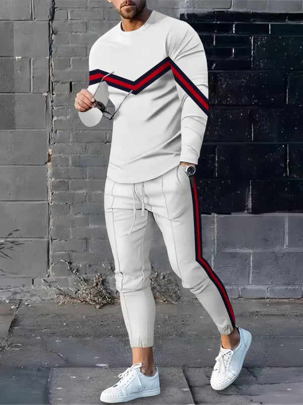 Long Sleeve Casual Two-piece Set - DUVAL
