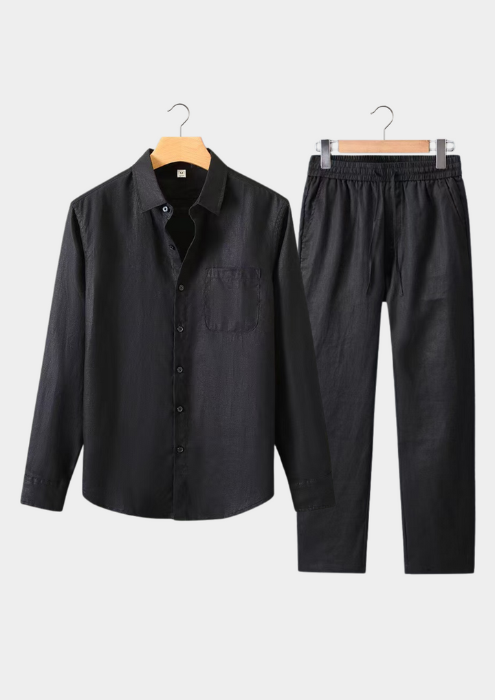 Aurelio Longsleeve Summer Set - All Black