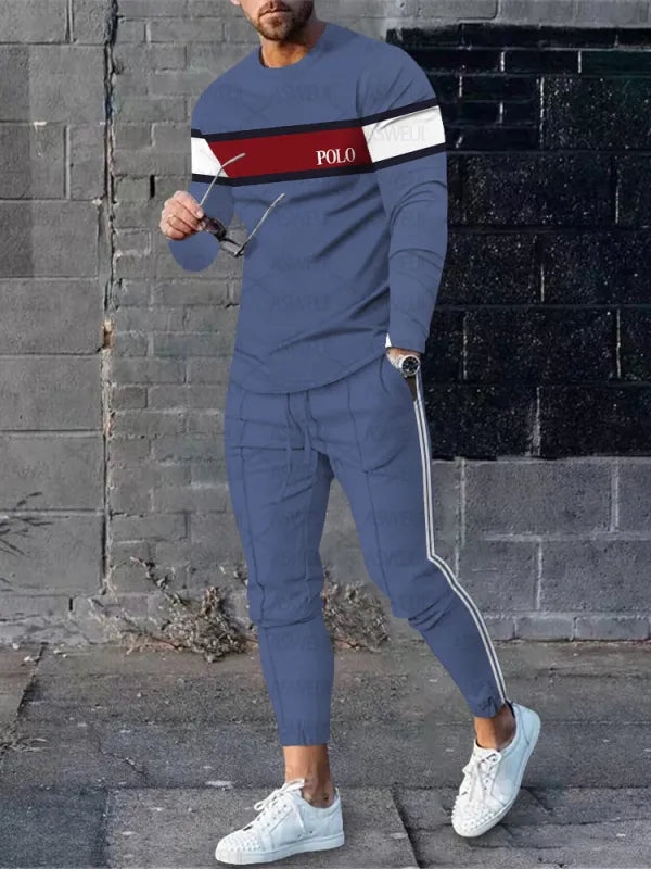 Long Sleeve Casual Two-piece Set - DUVAL