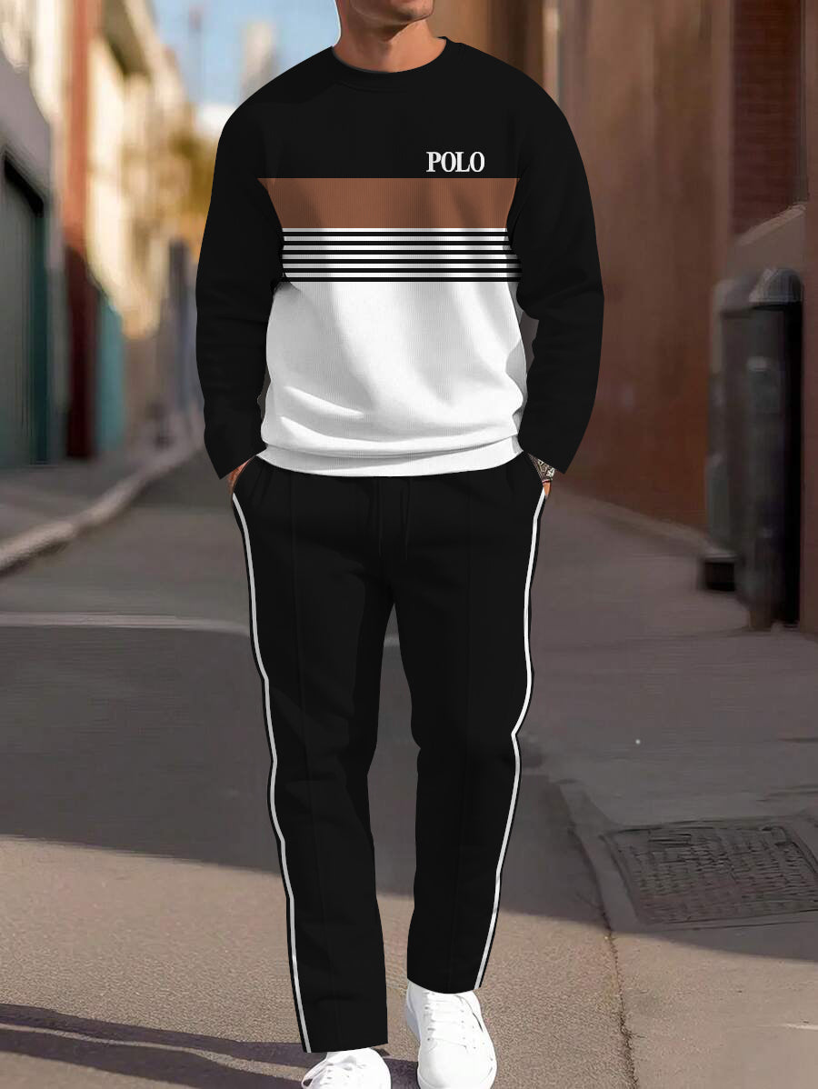 Long Sleeve Casual Two-piece Set - DUVAL