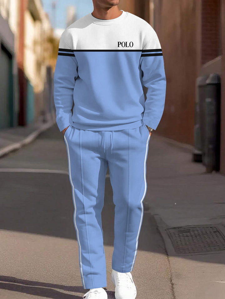Long Sleeve Casual Two-piece Set - DUVAL