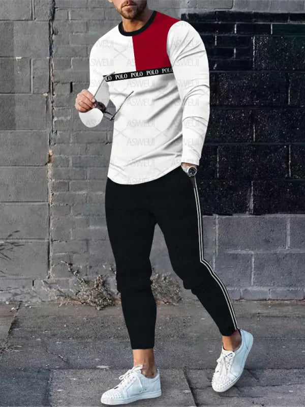 Long Sleeve Casual Two-piece Set - DUVAL