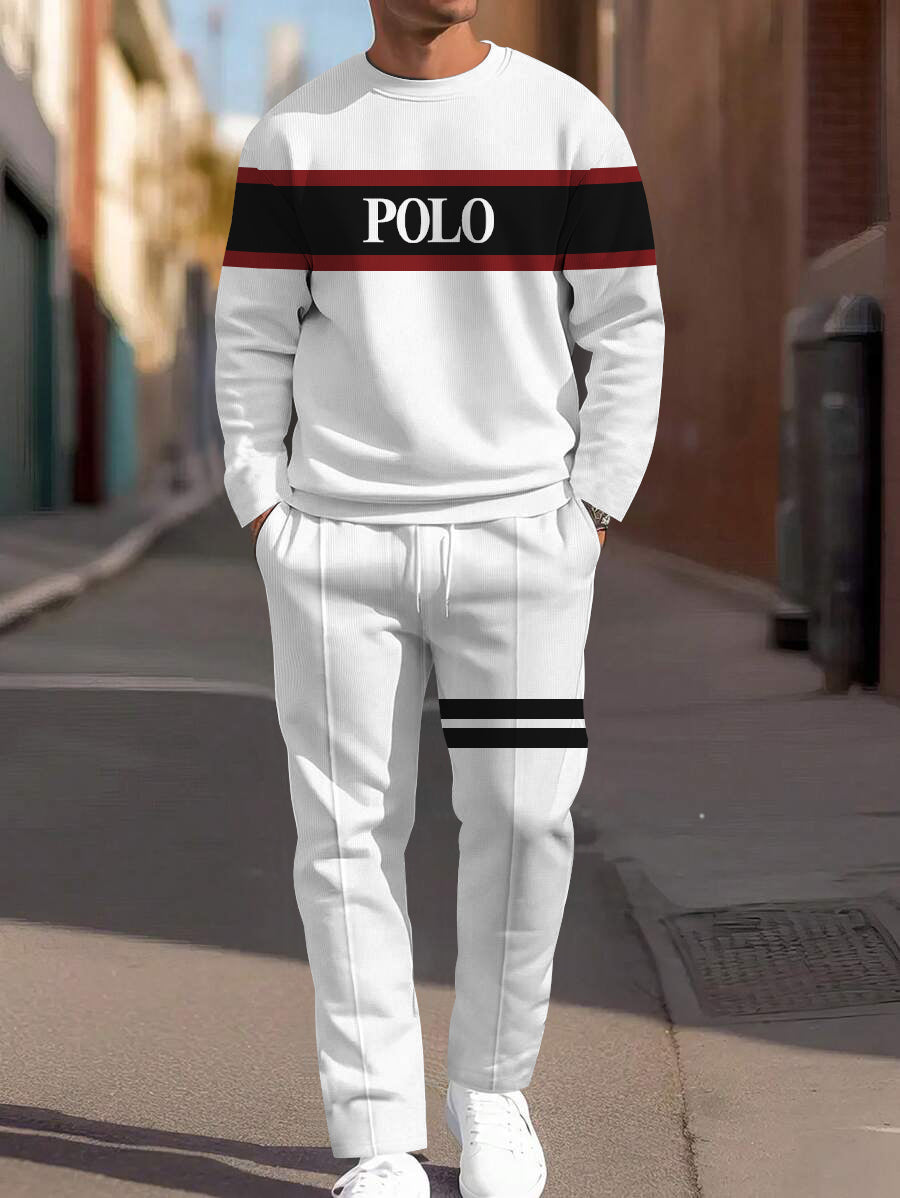 Long Sleeve Casual Two-piece Set - DUVAL