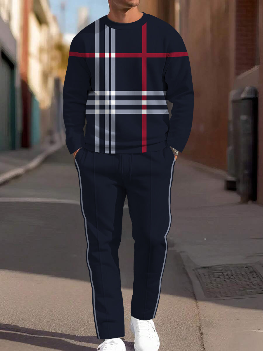 Long Sleeve Casual Two-piece Set - DUVAL