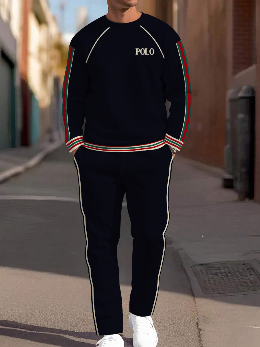 Long Sleeve Casual Two-piece Set - DUVAL