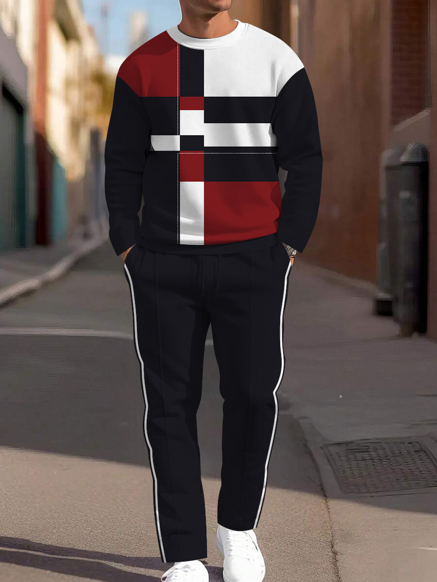 Long Sleeve Casual Two-piece Set - DUVAL
