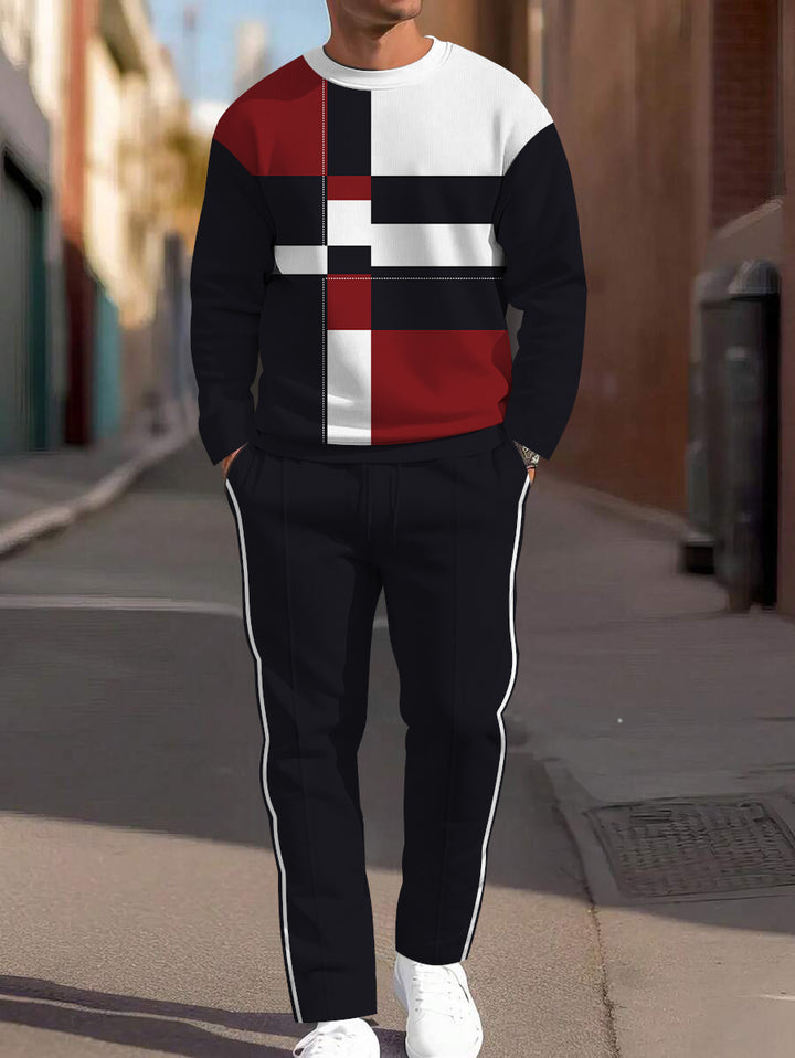 Long Sleeve Casual Two-piece Set - DUVAL