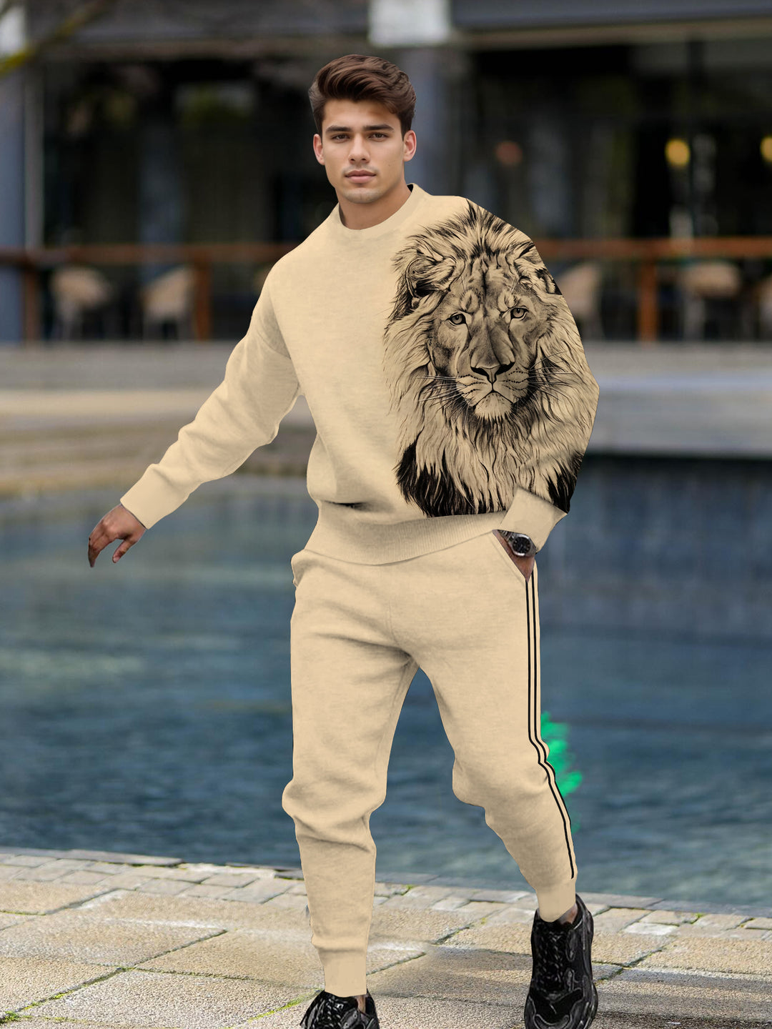 Long Sleeve Casual Two-piece Set - DUVAL