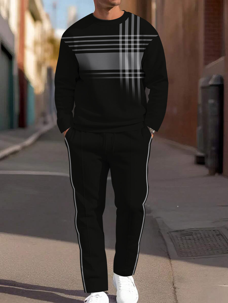Long Sleeve Casual Two-piece Set - DUVAL