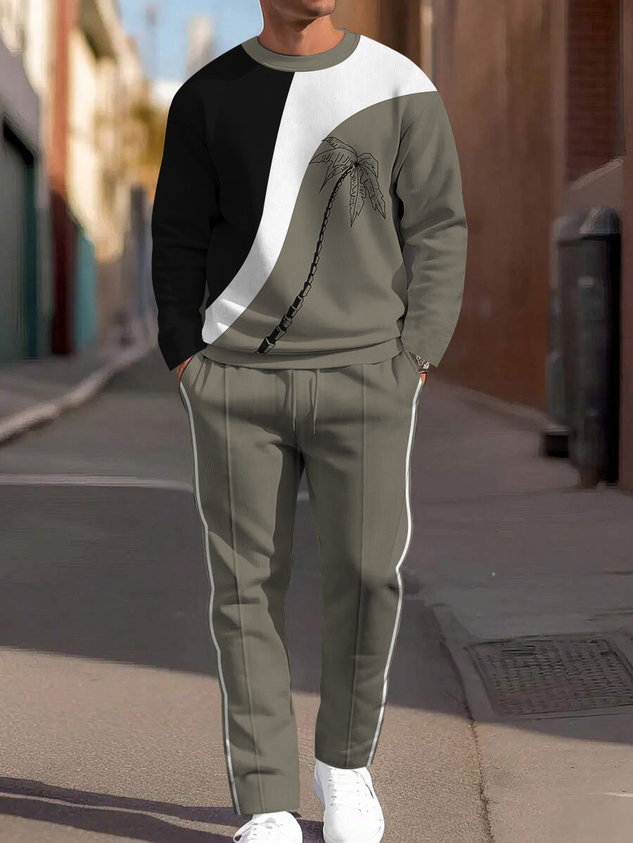 Long Sleeve Casual Two-piece Set - DUVAL