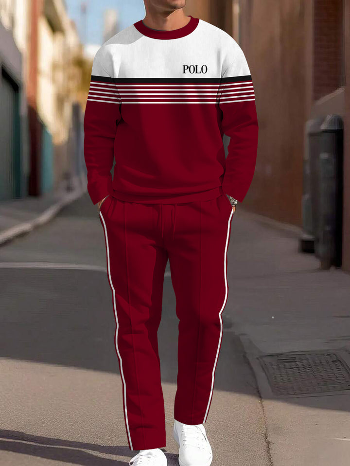 Long Sleeve Casual Two-piece Set - DUVAL