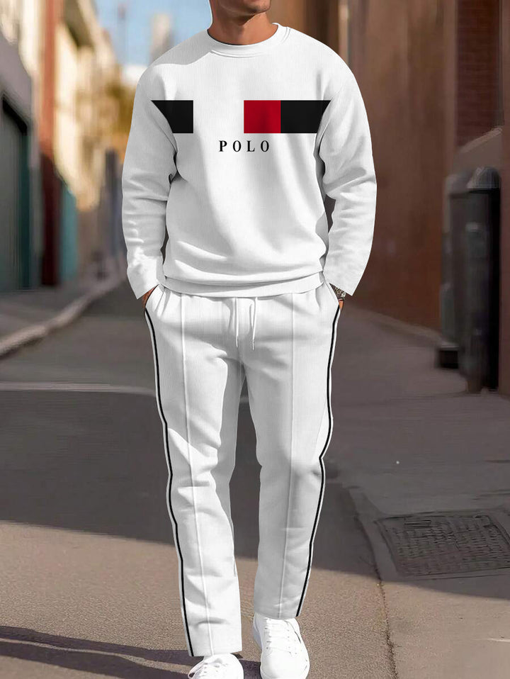 Long Sleeve Casual Two-piece Set - DUVAL