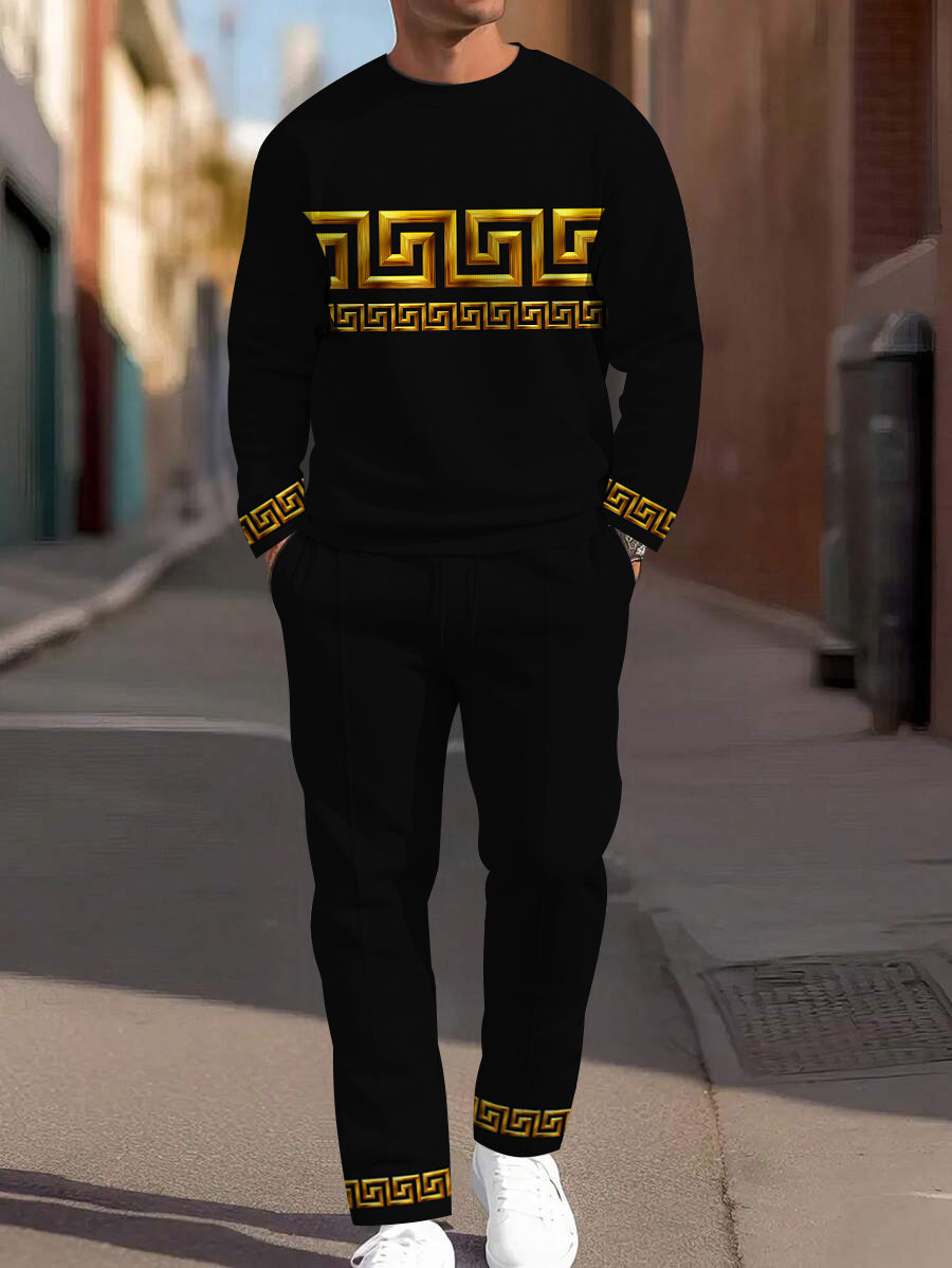 Long Sleeve Casual Two-piece Set - DUVAL